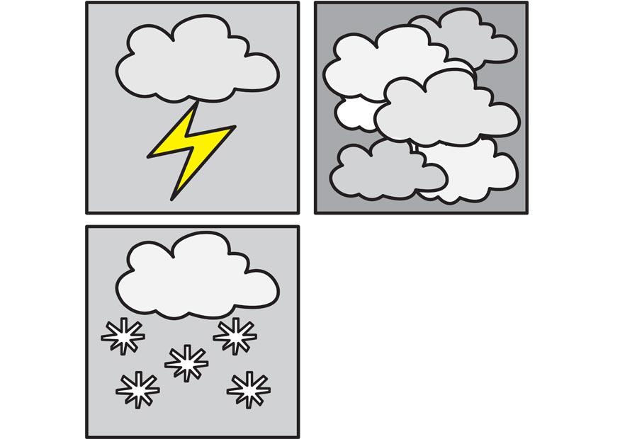 pictogramme temps 3 Coloriage pictogramme temps 3