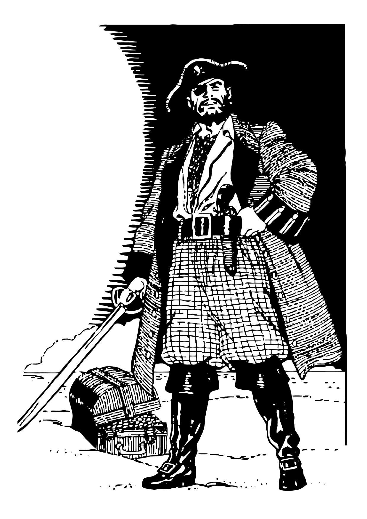 pirate Coloriage pirate