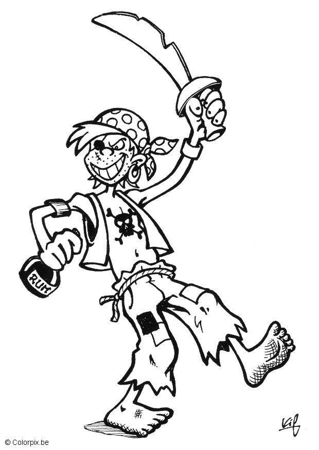 pirate Coloriage pirate