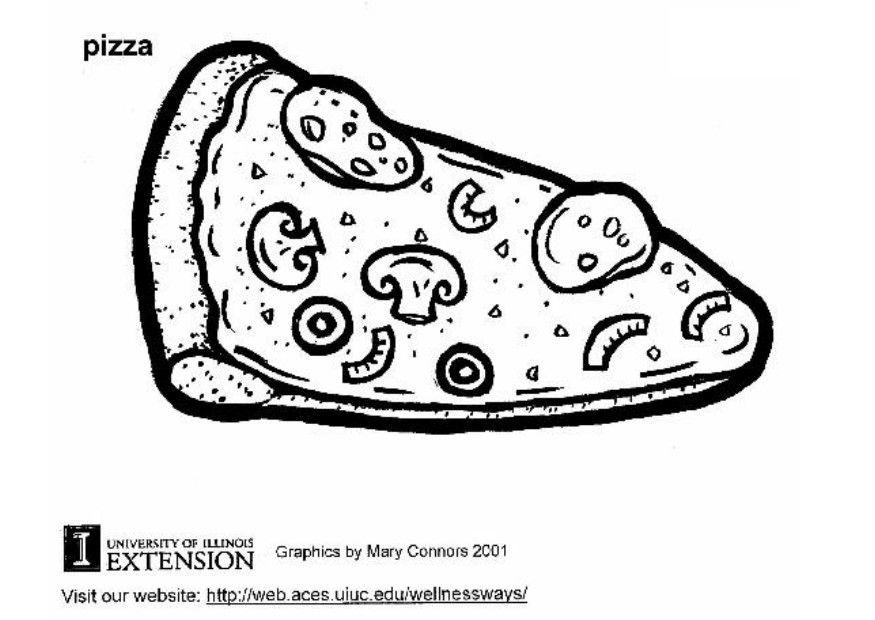 pizza Coloriage pizza