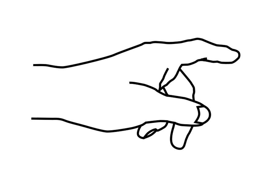 pointer Coloriage pointer