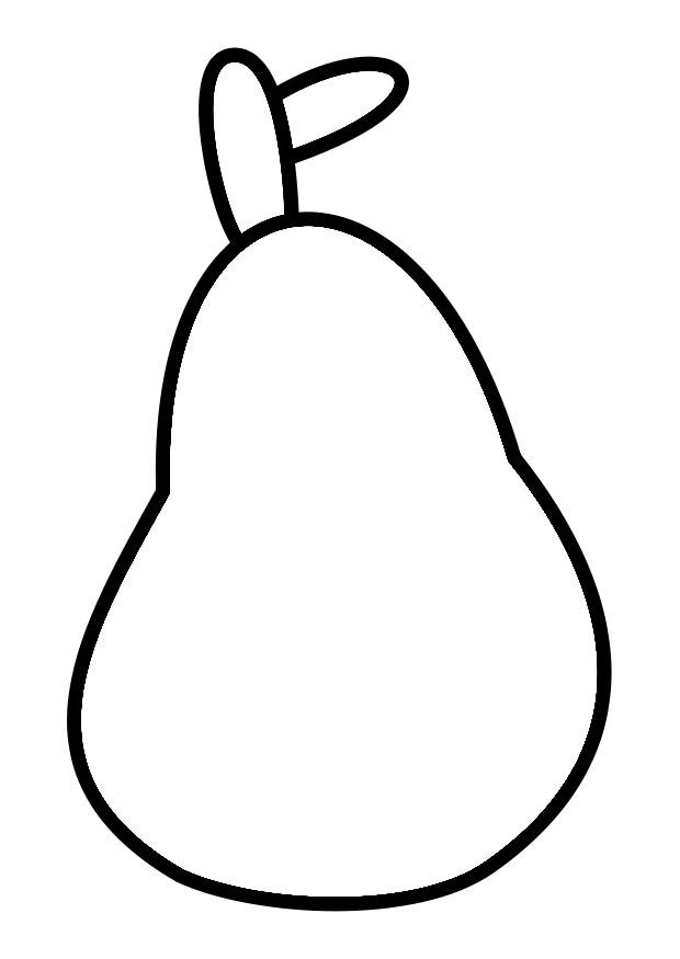 poire Coloriage poire