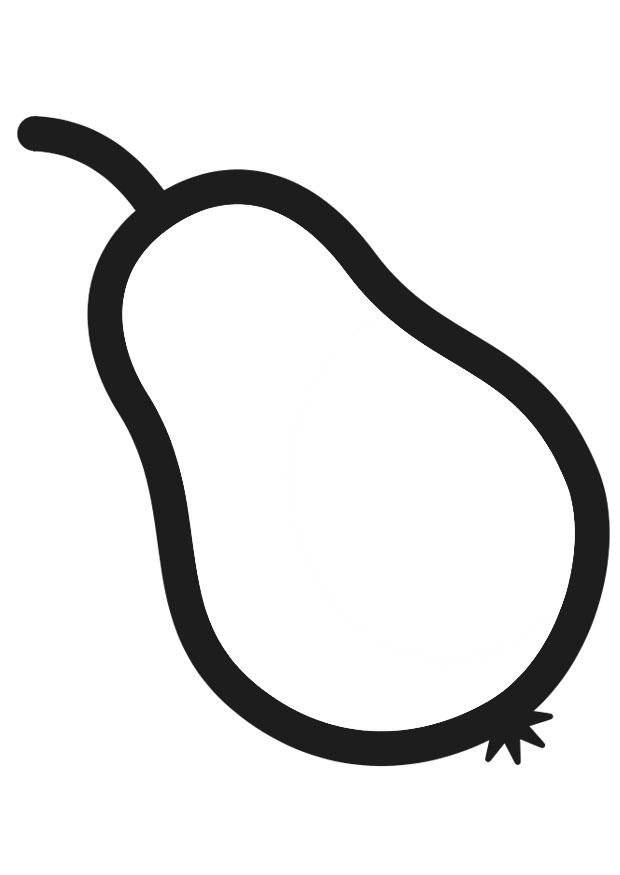 poire Coloriage poire