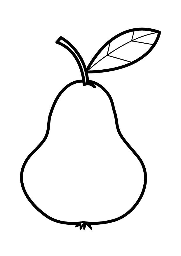 poire Coloriage poire