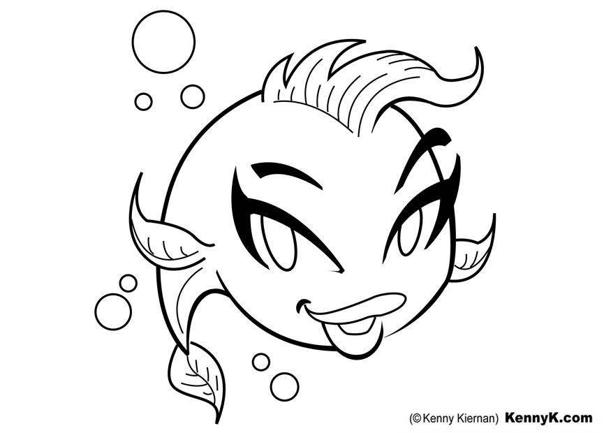 poisson Coloriage poisson