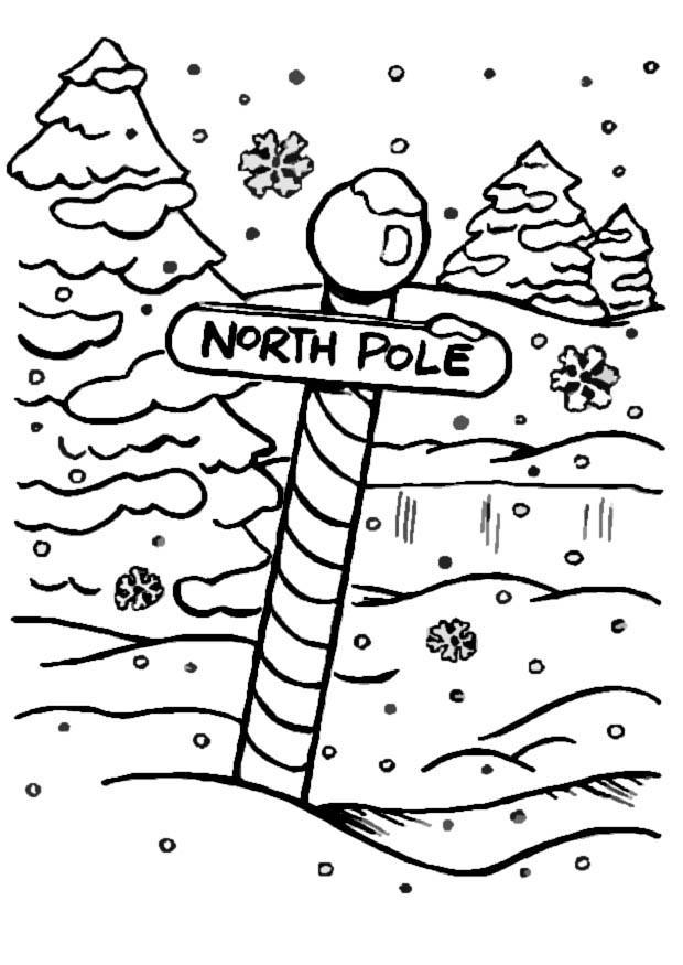 pA´le nord Coloriage pA´le nord