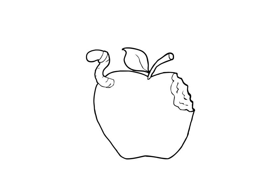 pomme Coloriage pomme