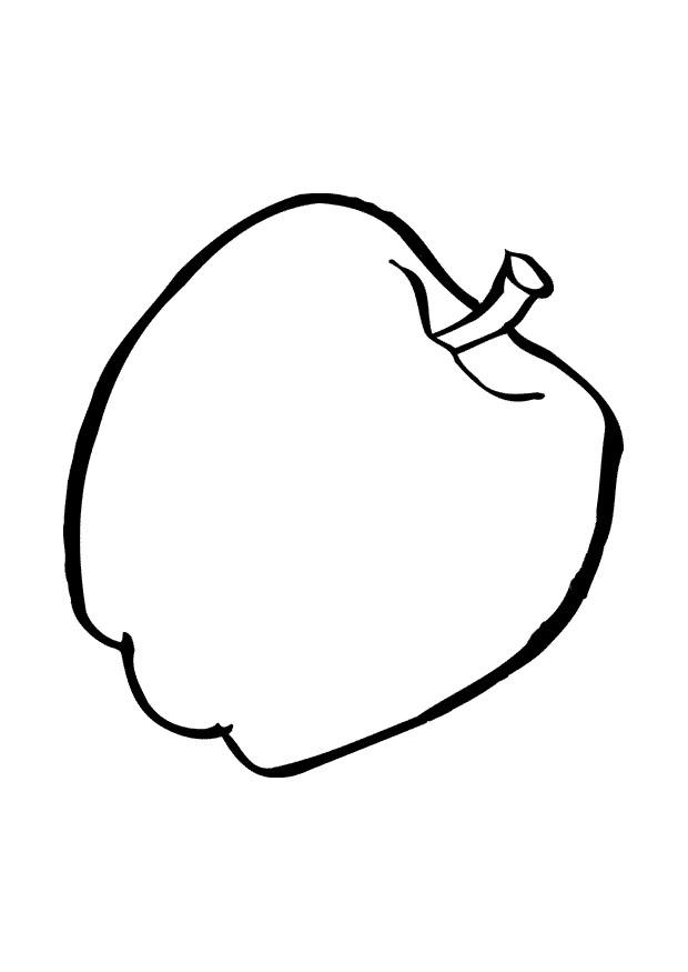 pomme Coloriage pomme