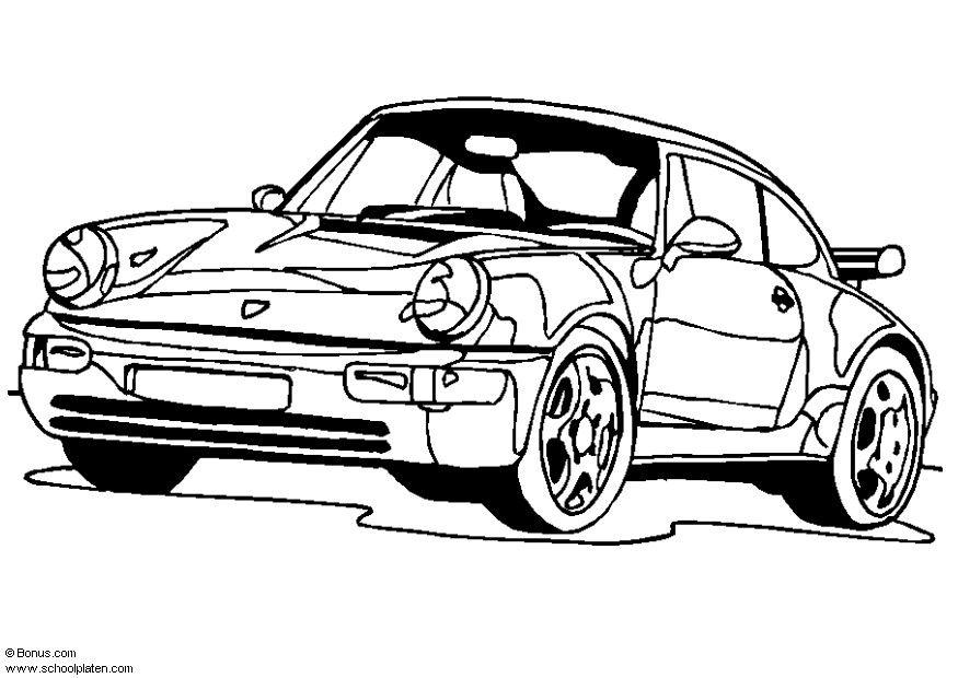 porsche 911 turbo Coloriage porsche 911 turbo