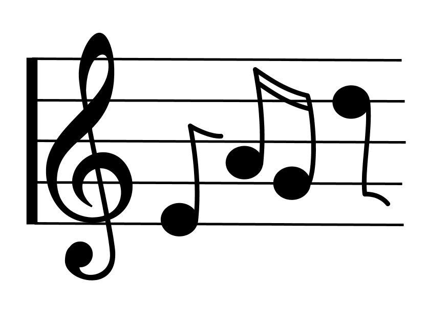 portA©e de musique Coloriage portA©e de musique