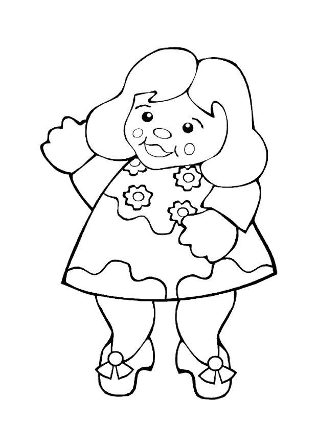 poupA©e Coloriage poupA©e
