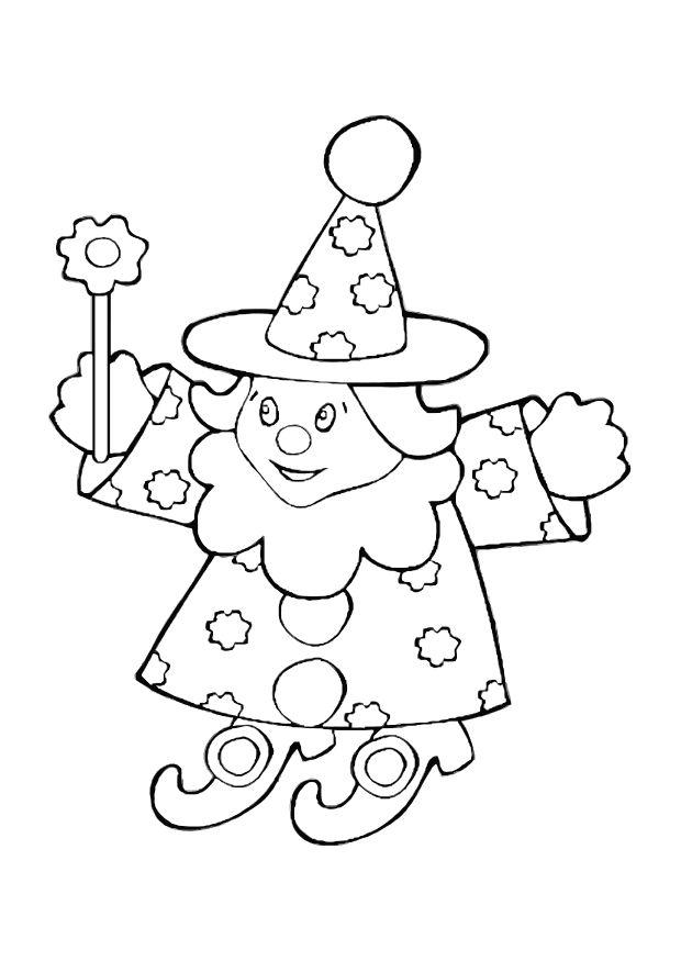 poupA©e - magicien Coloriage poupA©e - magicien