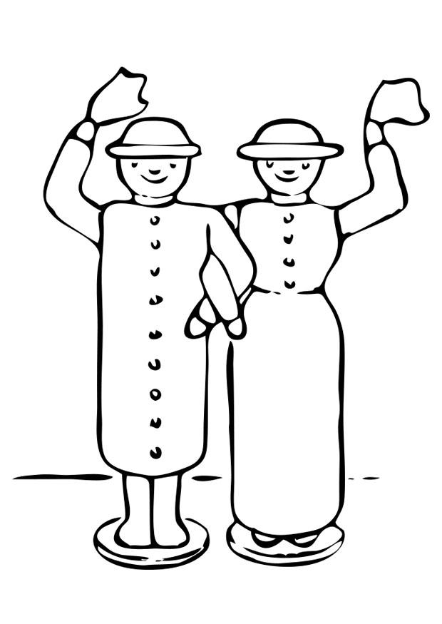 poupA©es en bois Coloriage poupA©es en bois