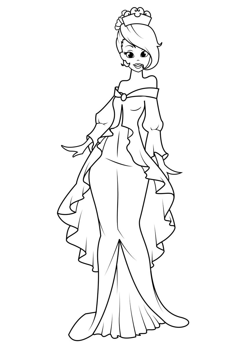 princesse Coloriage princesse