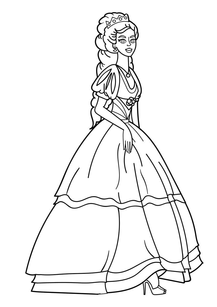 princesse Coloriage princesse