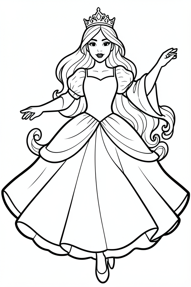 princesse Coloriage princesse