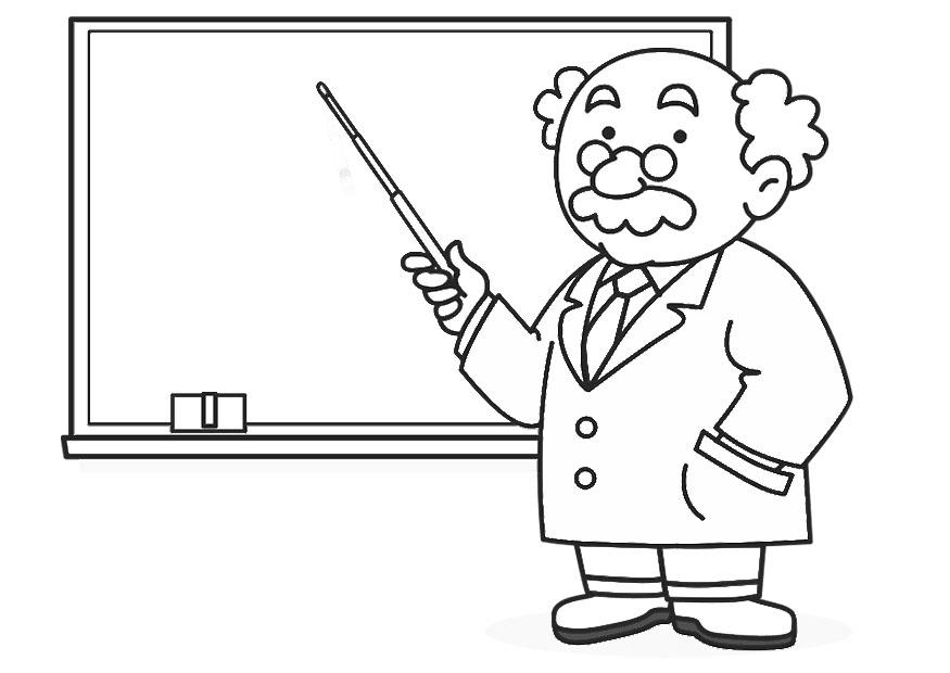 professeur Coloriage professeur