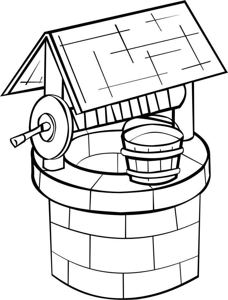 puits Coloriage puits