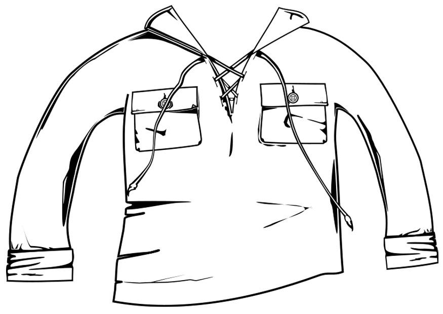 pull-over Coloriage pull-over