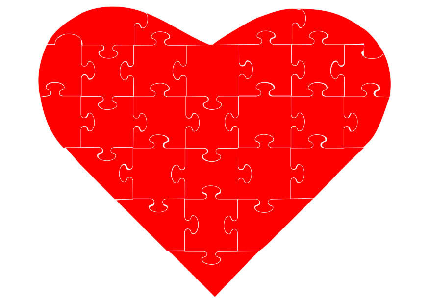 puzzle de coeur Image puzzle de coeur