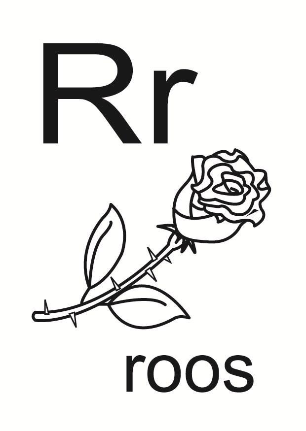 r Coloriage r