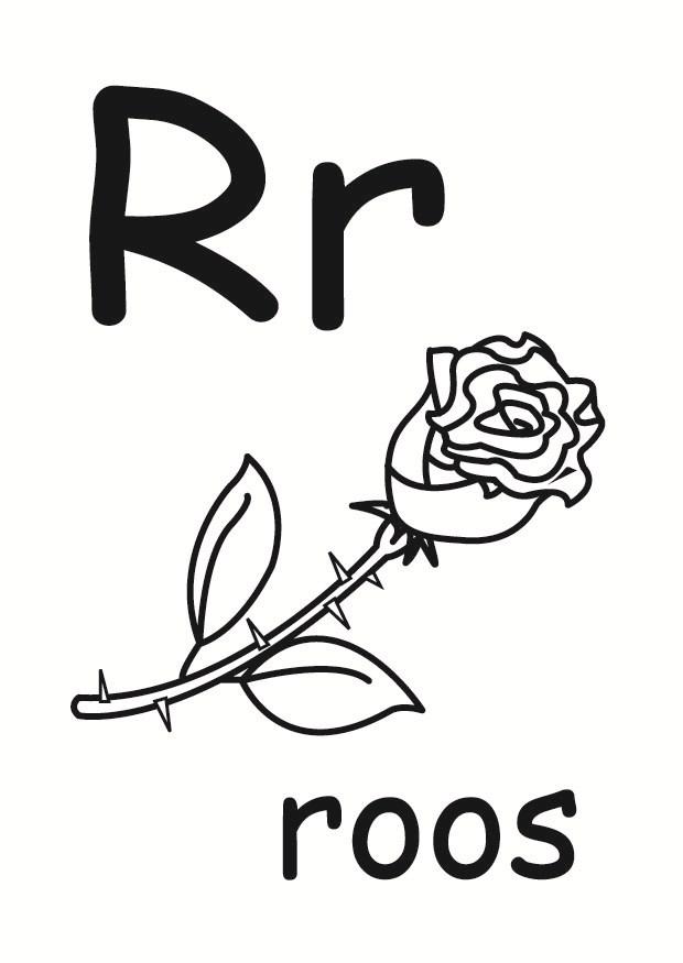 r Coloriage r