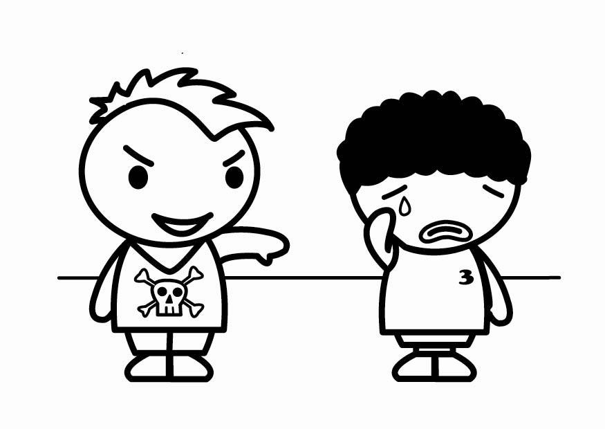 racisme Coloriage racisme