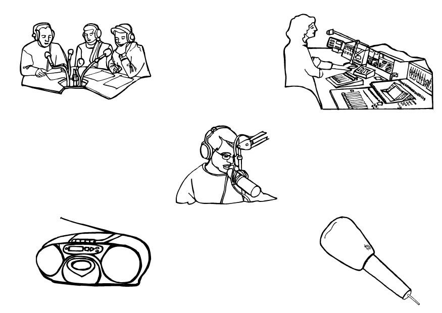 radio Coloriage radio