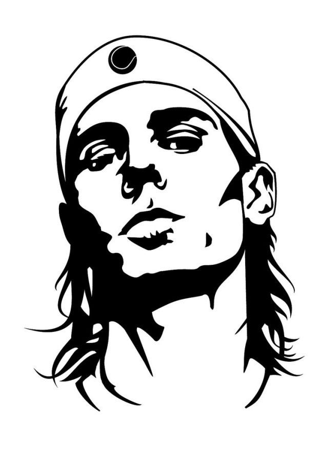 rafael nadal Coloriage rafael nadal