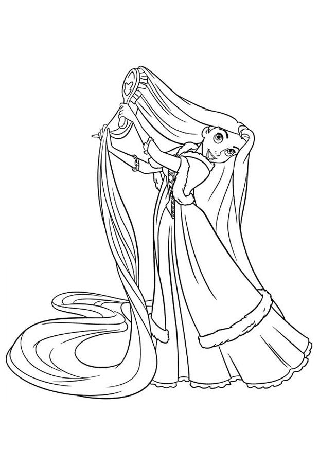 raiponce Coloriage raiponce