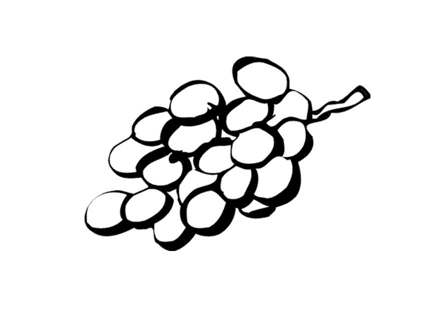 raisins Coloriage raisins