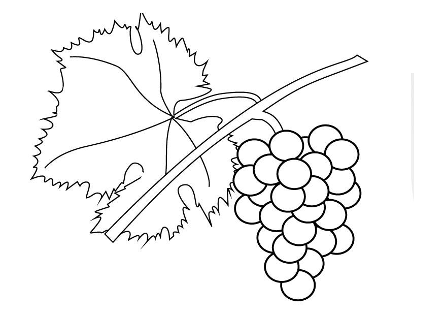 raisins Coloriage raisins