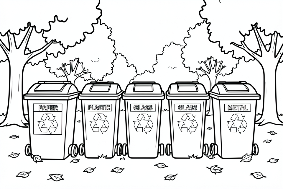 Coloriage recycler
