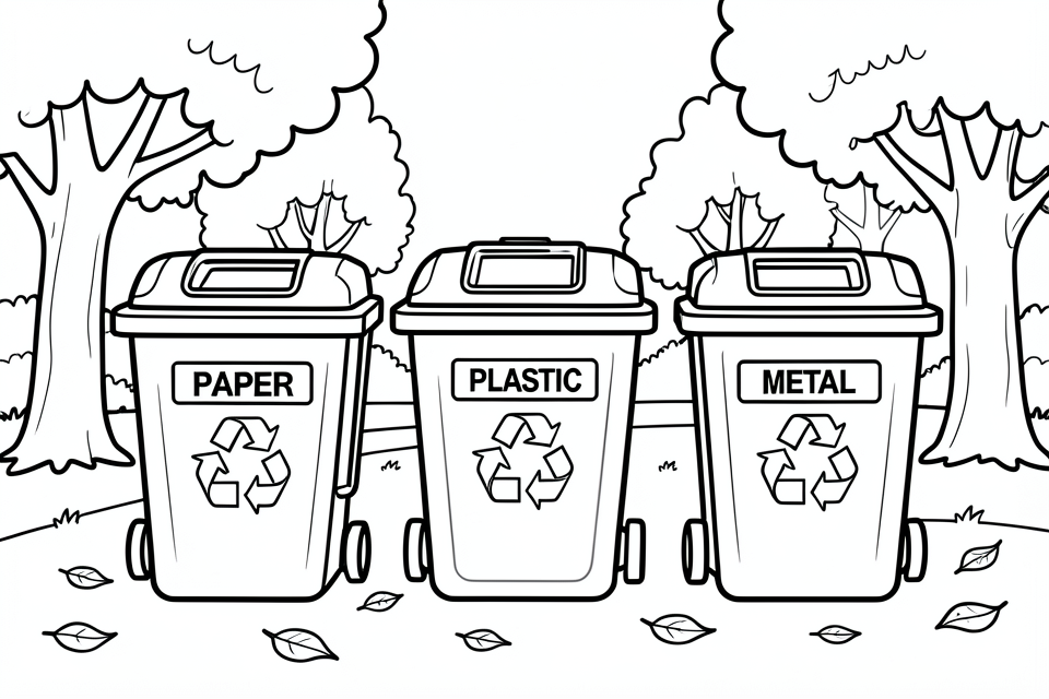 Coloriage recycler