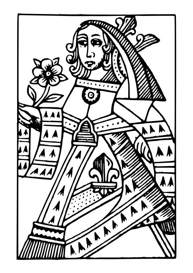 reine Coloriage reine