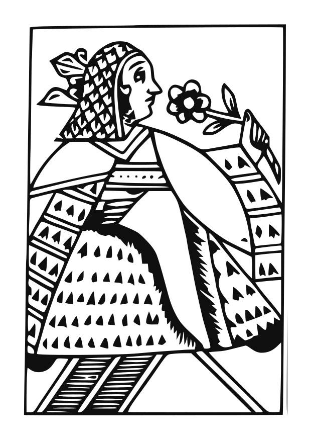 reine Coloriage reine