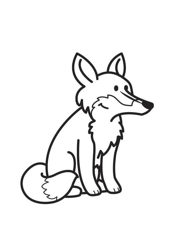renard Coloriage renard