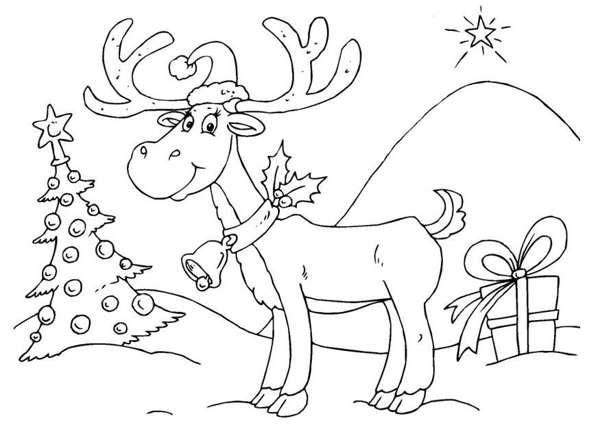 renne Coloriage renne