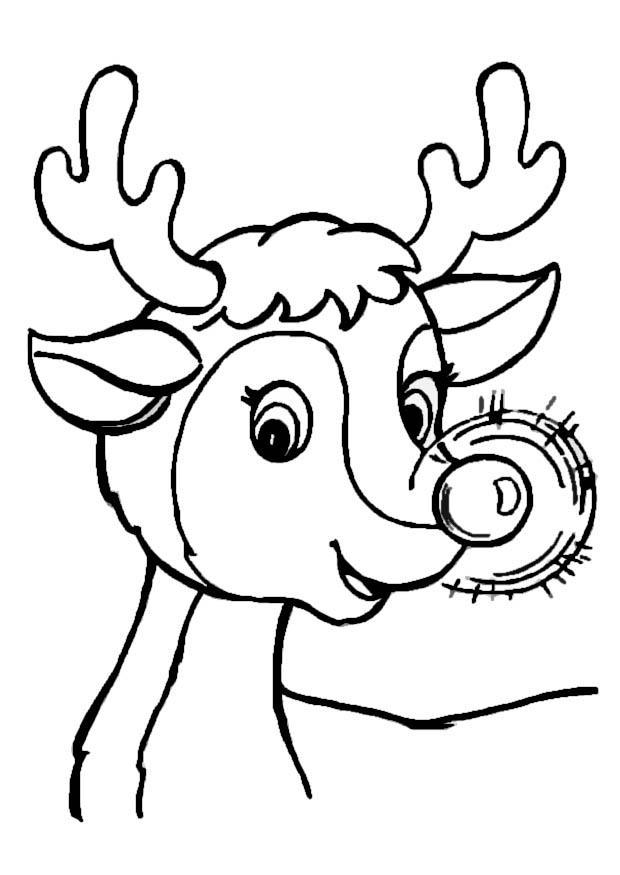 renne Coloriage renne