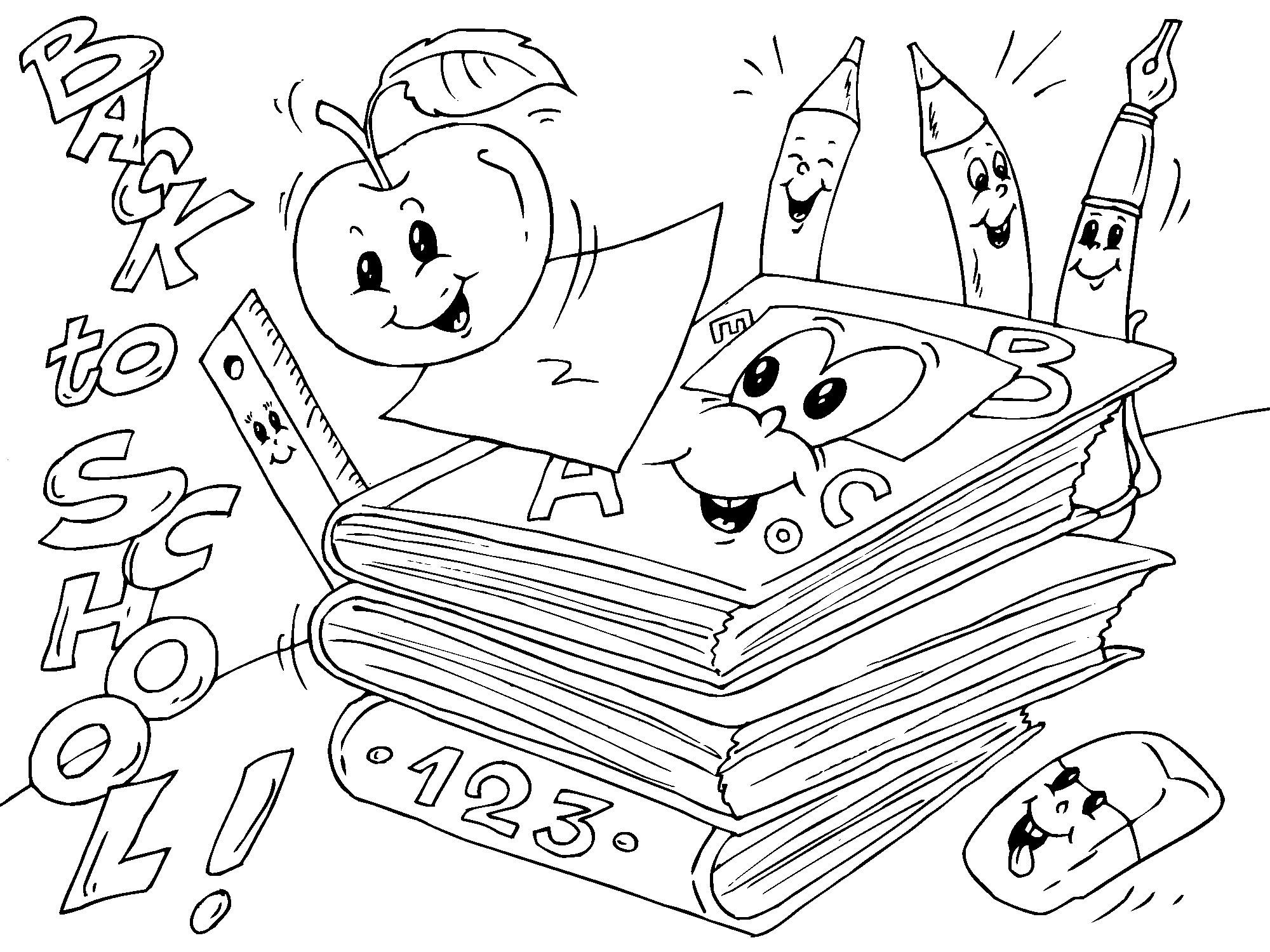 Coloriage rentrA©e des classes