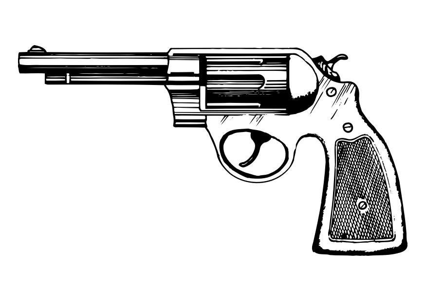 revolver Coloriage revolver