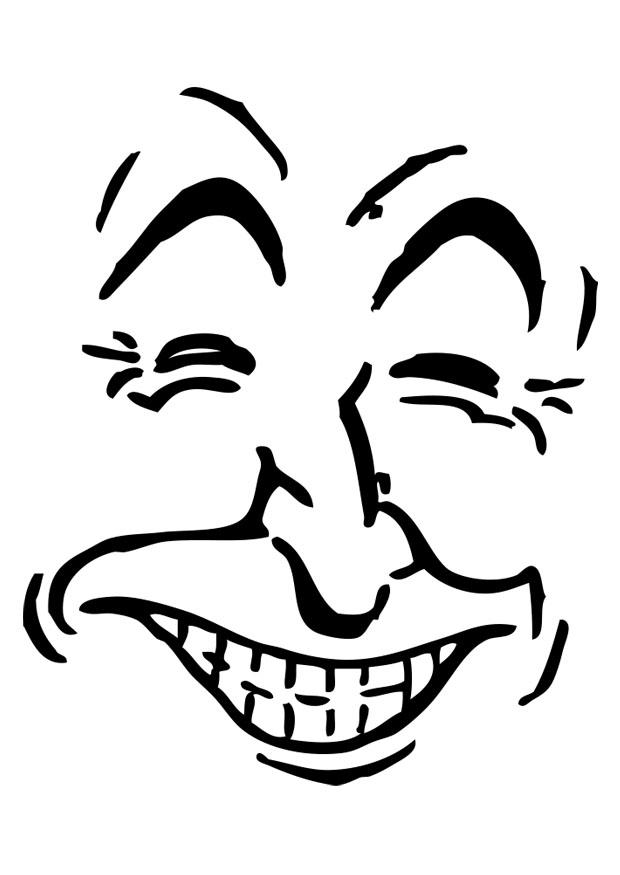 rire Coloriage rire