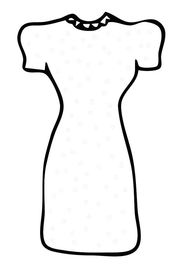 robe Coloriage robe