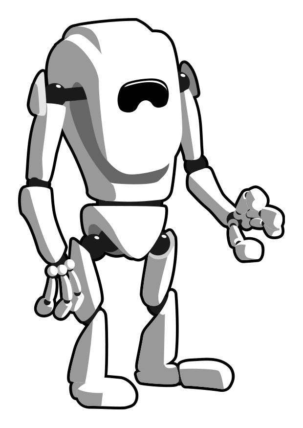 robot Coloriage robot