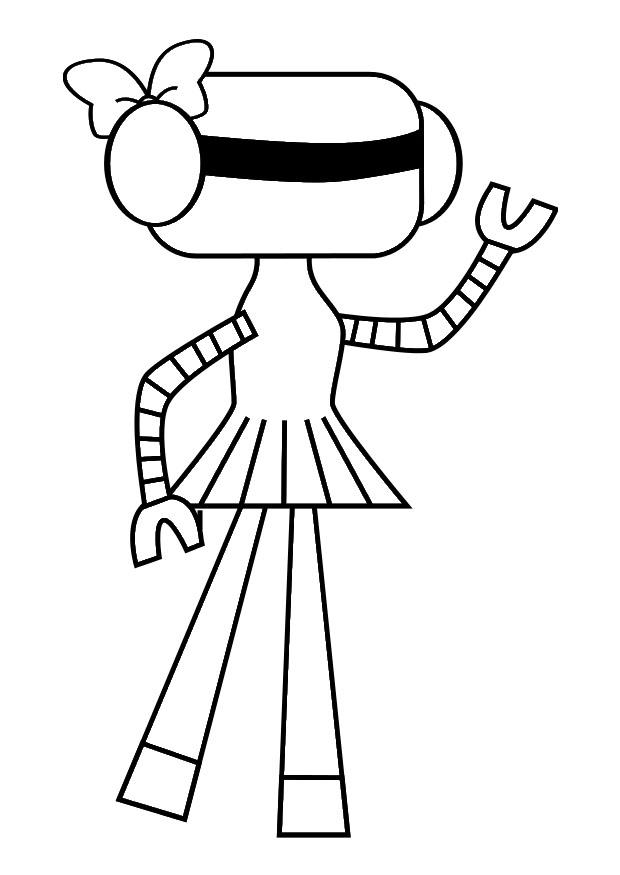 robot Coloriage robot
