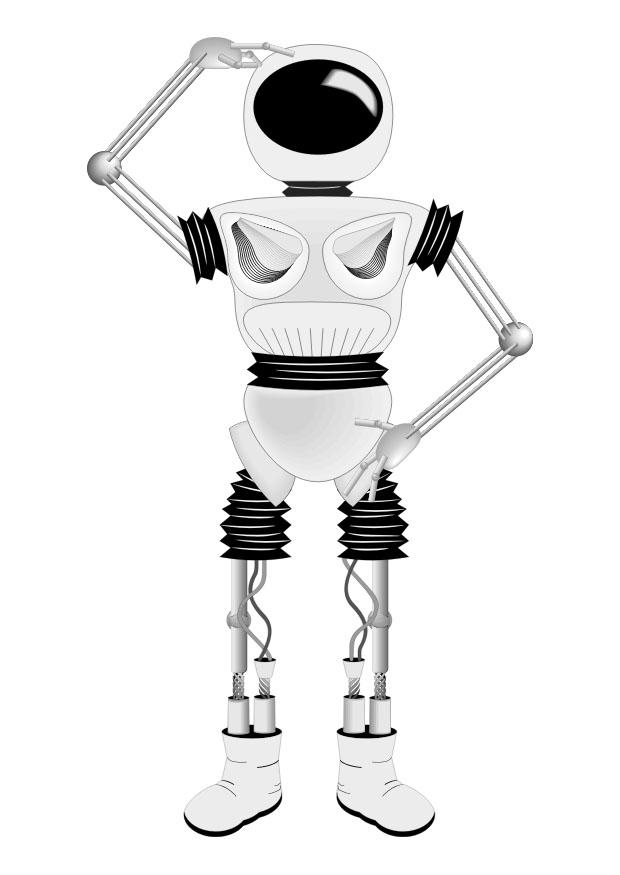 robot Coloriage robot
