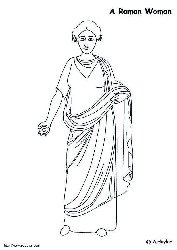 romaine Coloriage romaine