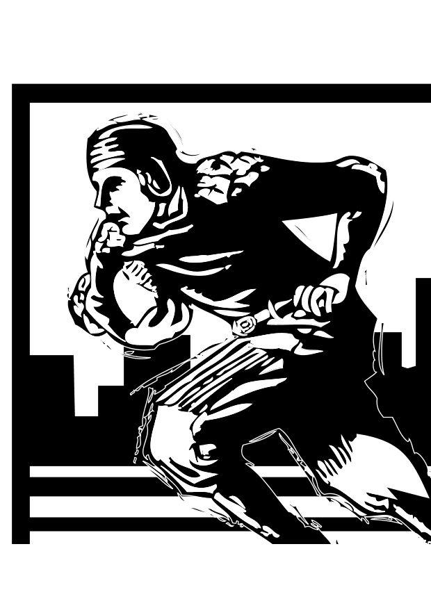 rugby Coloriage rugby