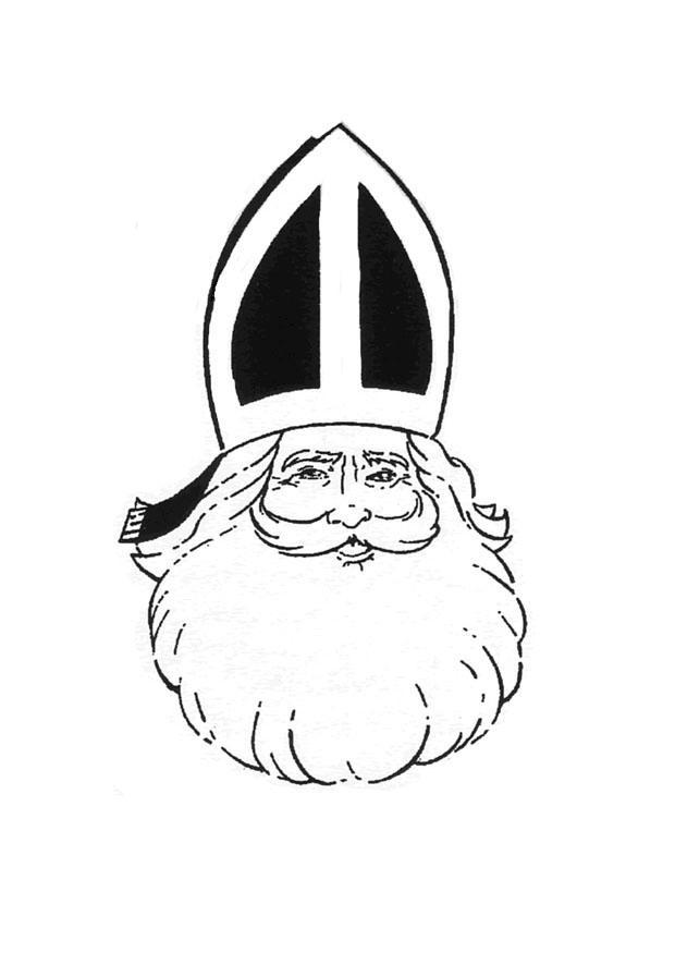saint nicolas Coloriage saint nicolas