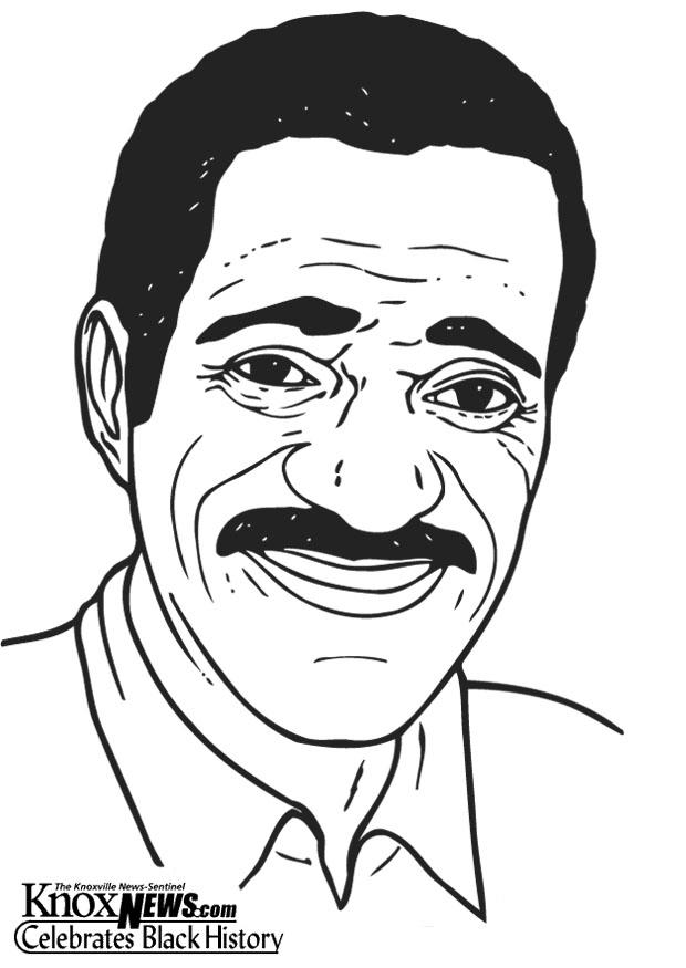 sammy davis jr Coloriage sammy davis jr